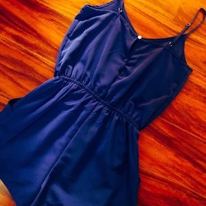 Royal Blue Romper XS